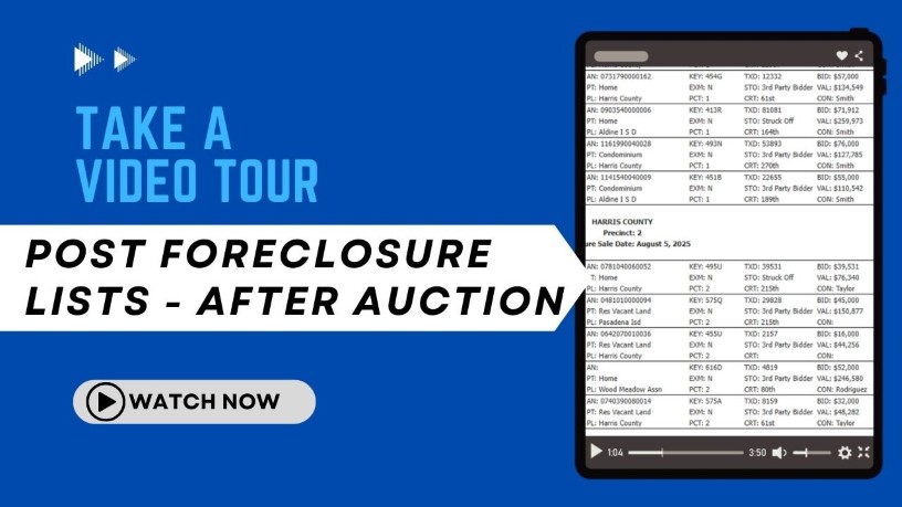 Post Foreclosure Tour Thumbnail